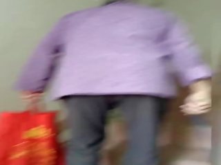 Following My Chinese Granny Home to Fuck Her: Free adult clip f6